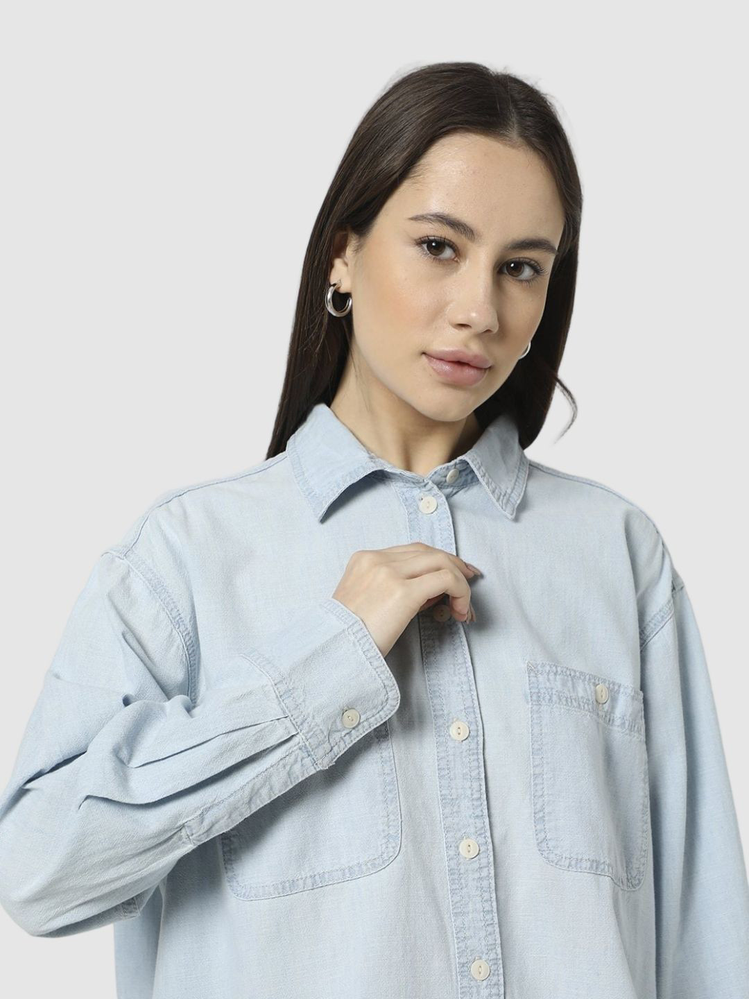 GAP Washed Pure Cotton Relaxed Fit Shirt