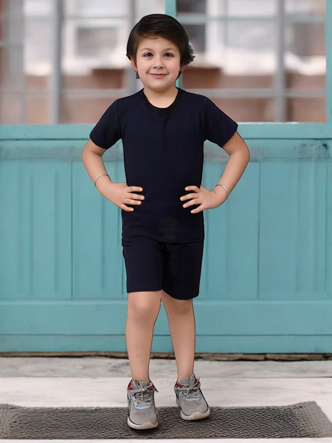 Bold Born Boys Short Sleeves T-shirt With Shorts