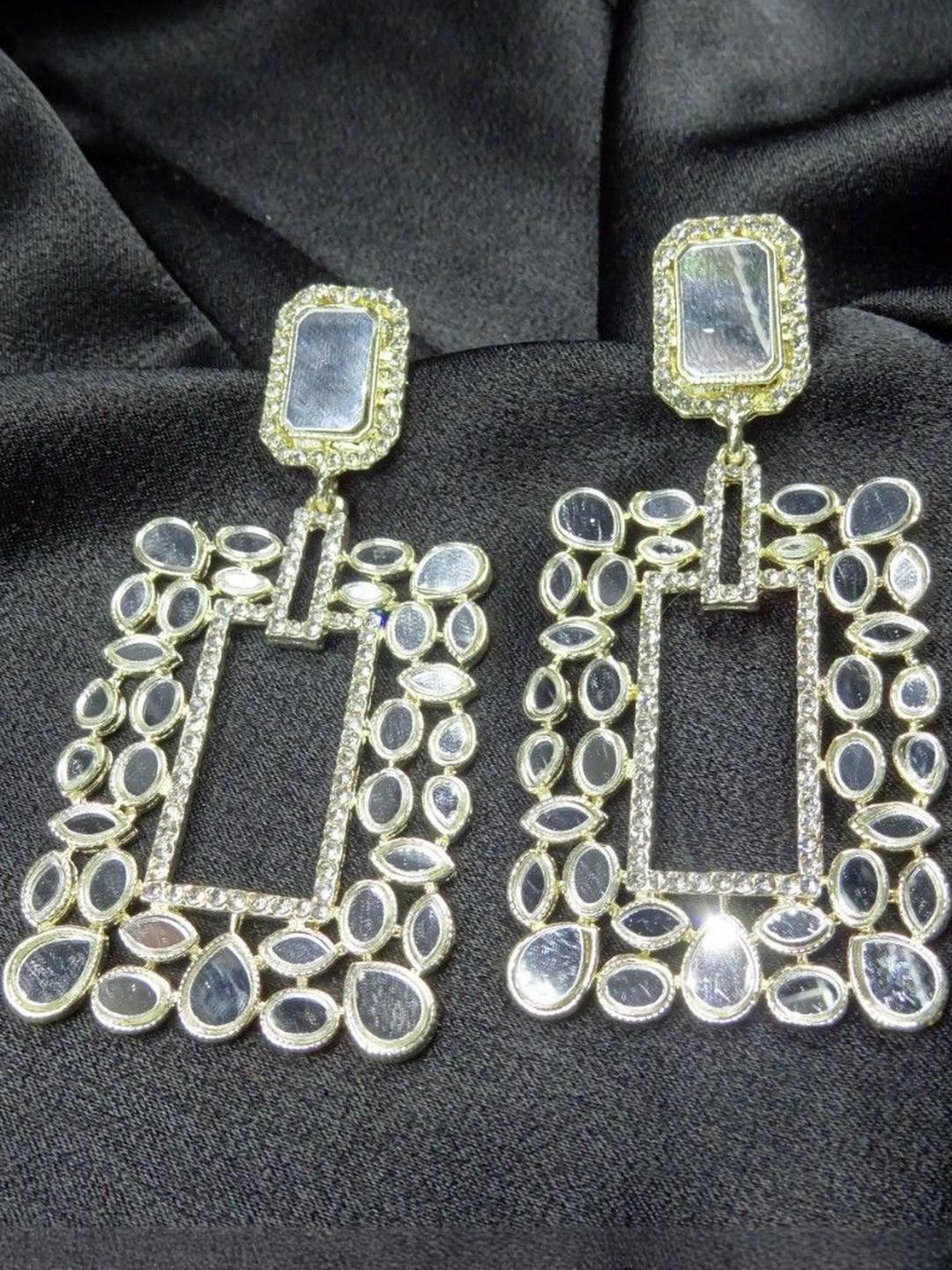 JHOOMAR BAZAAR Gold-Plated Alloy Earrings