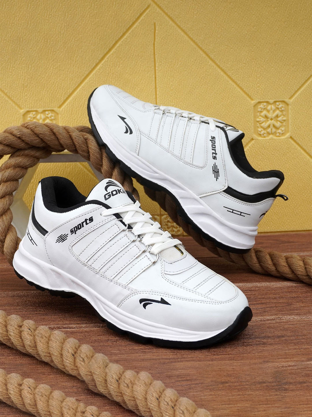 GOKIK Men GKS10 Cosco Lace-Ups Running Shoes