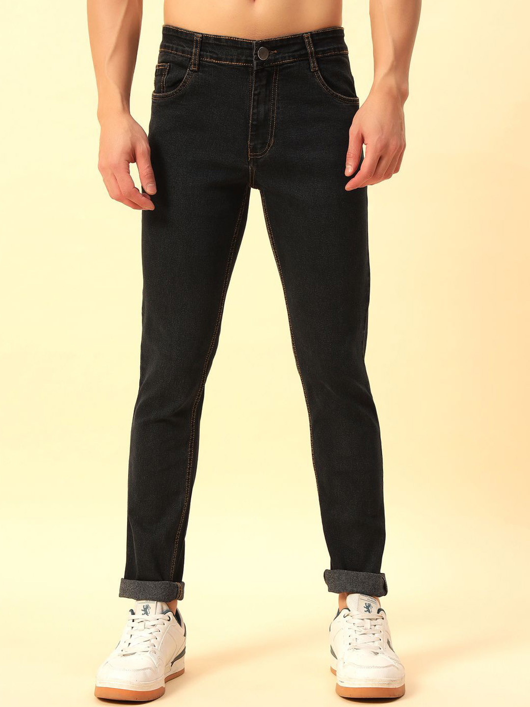 STUDIO NEXX Men Vista Slim Fit Mid-Rise Stretchable Jeans