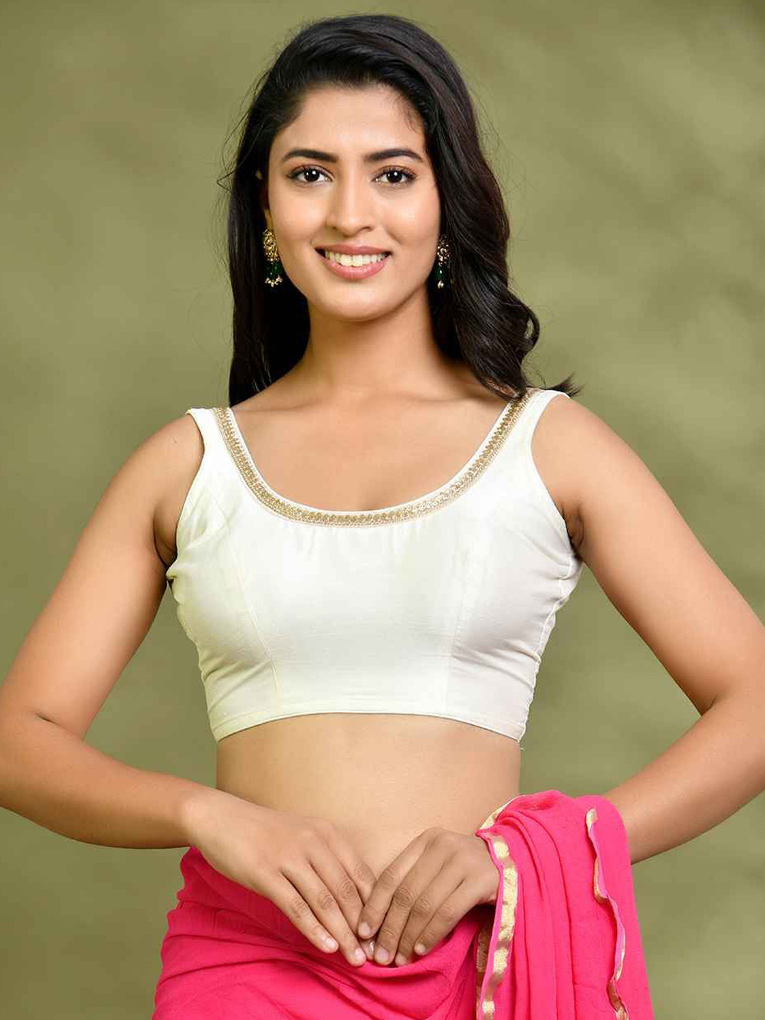 Amodini Designer Studio Padded Saree Blouse