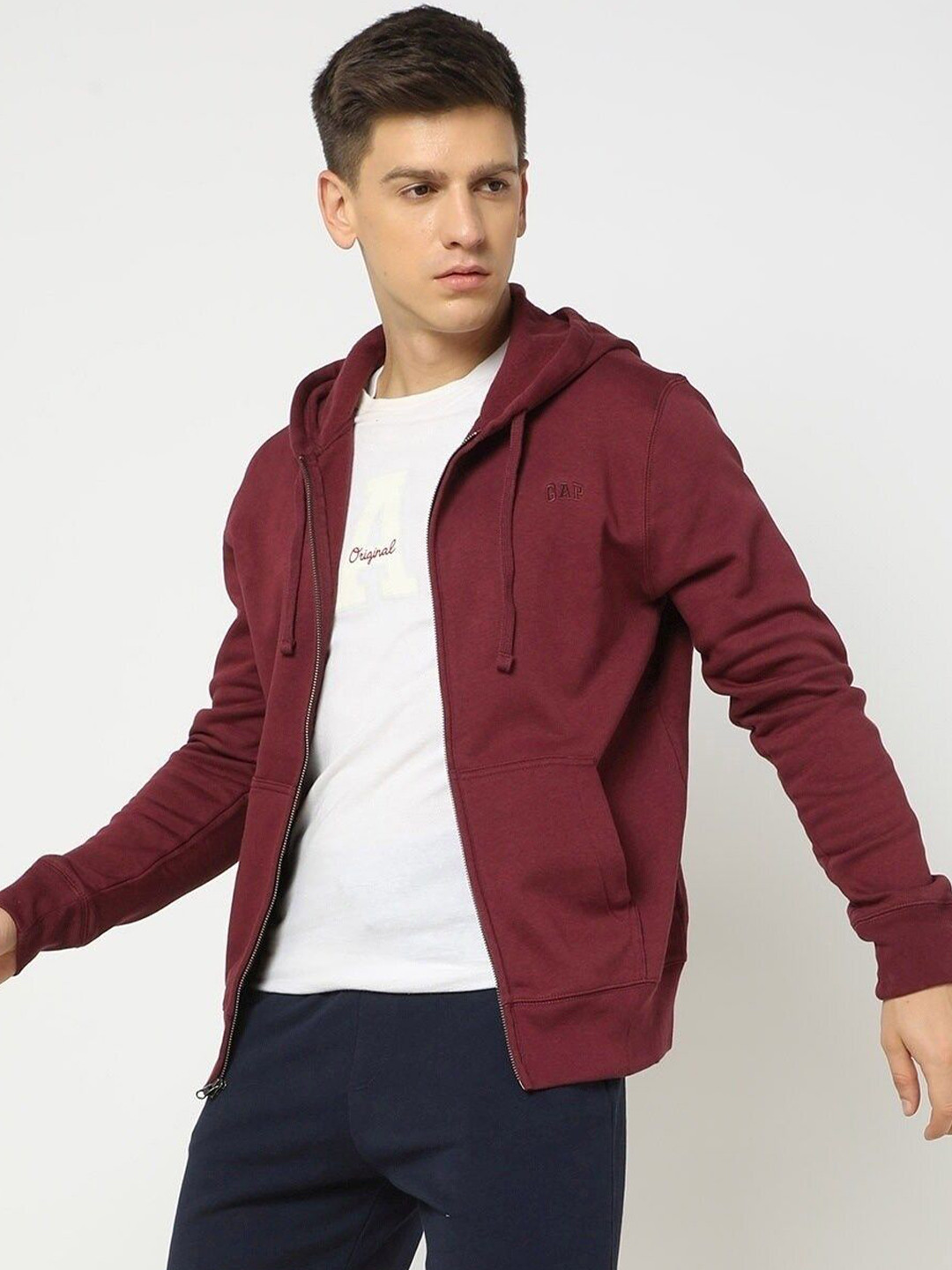 GAP Pure Cotton Hoodie With Split Kangaroo Pockets