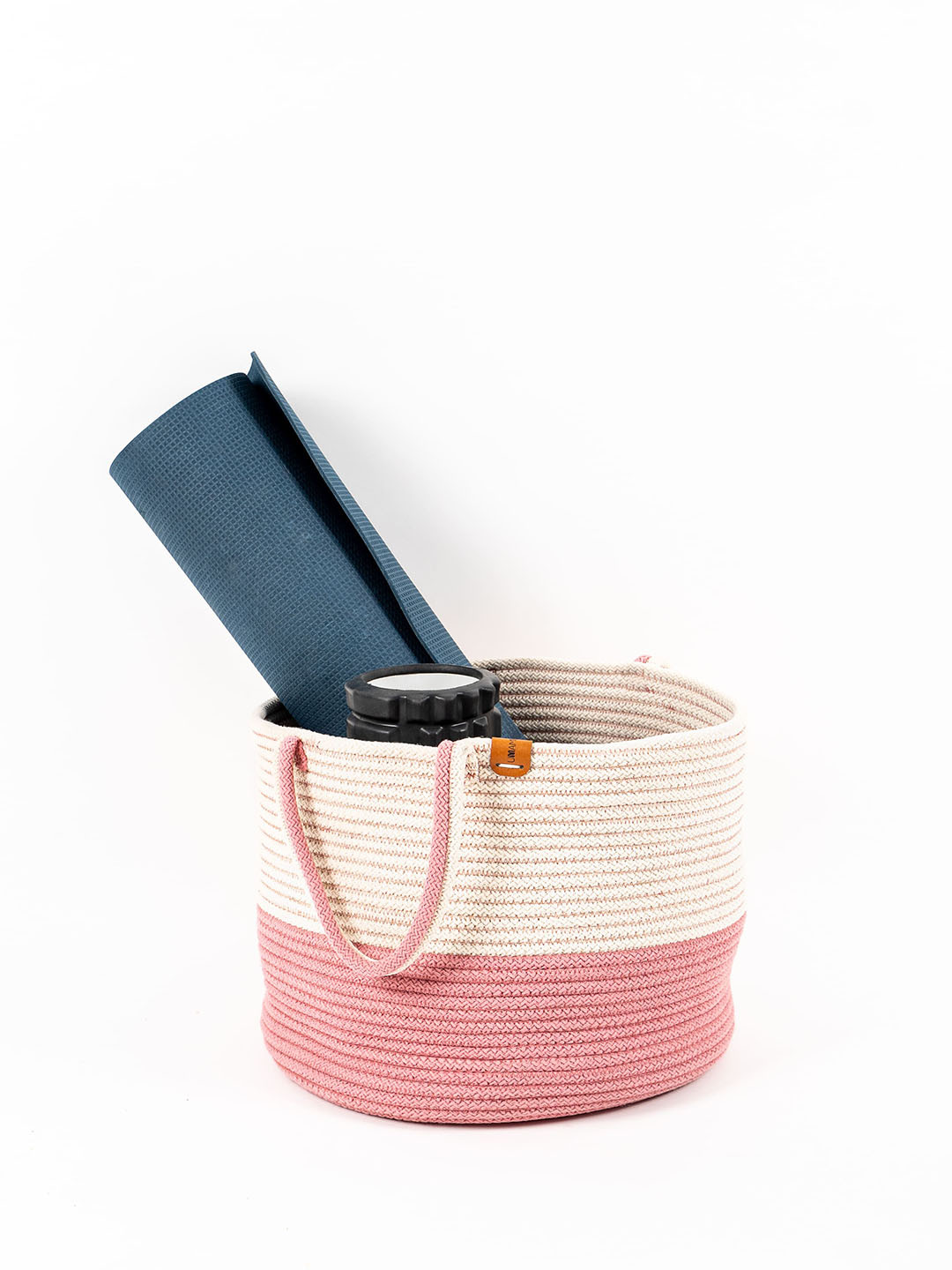 Umami Studio Pink Colour-Blocked Laundry Bag