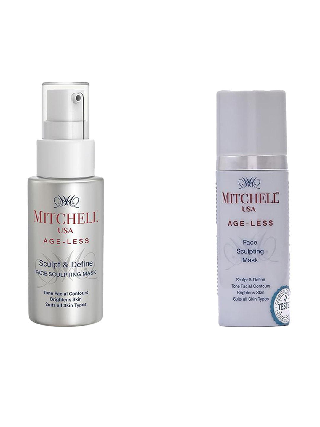 MITCHELL USA Age-Less Anti-Aging Face Sculpting Mask with Cucumber & Bamboo Extract - 50 g