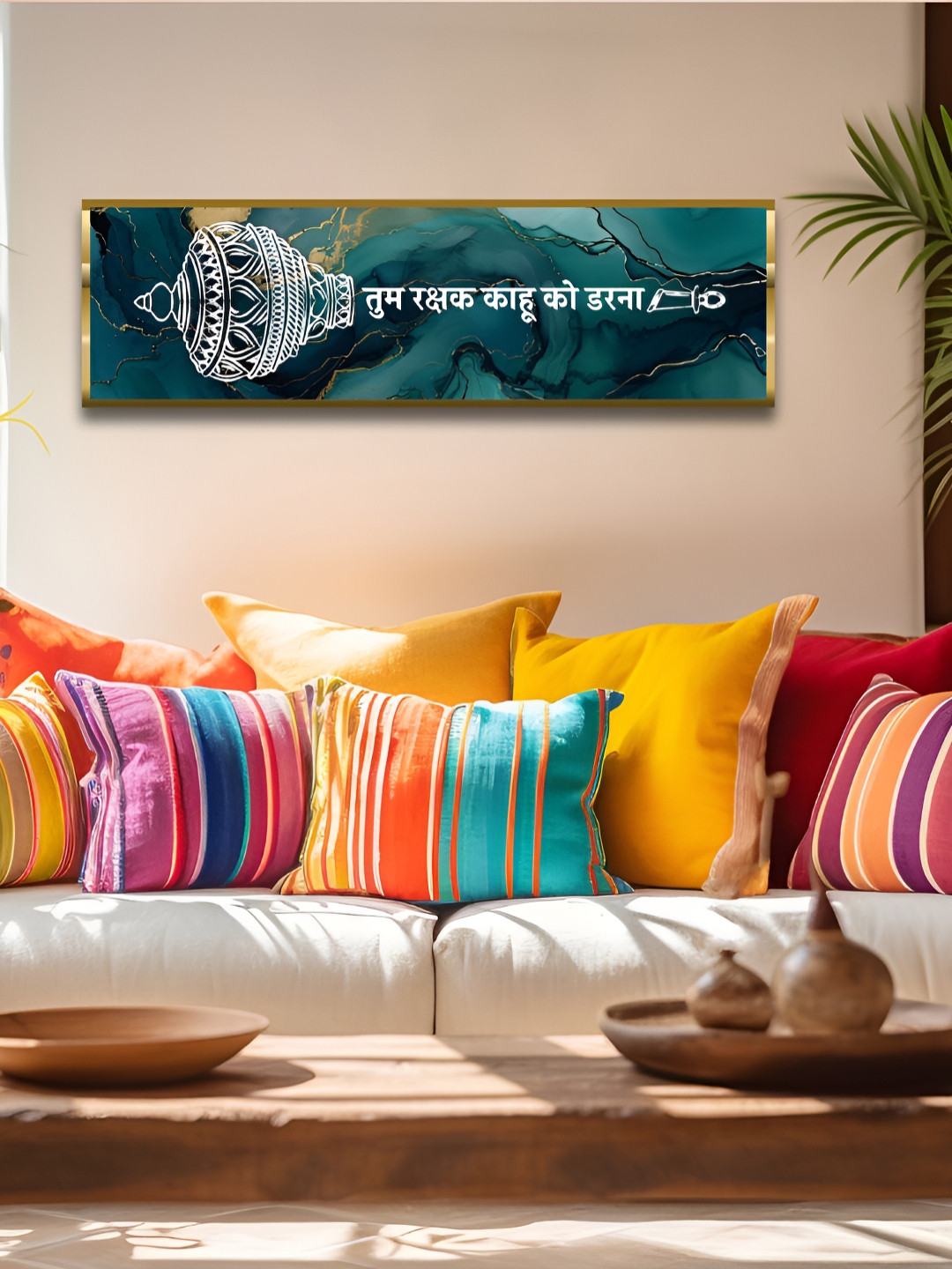 Craftnest creations Hanumanji Wall Decor With Frames