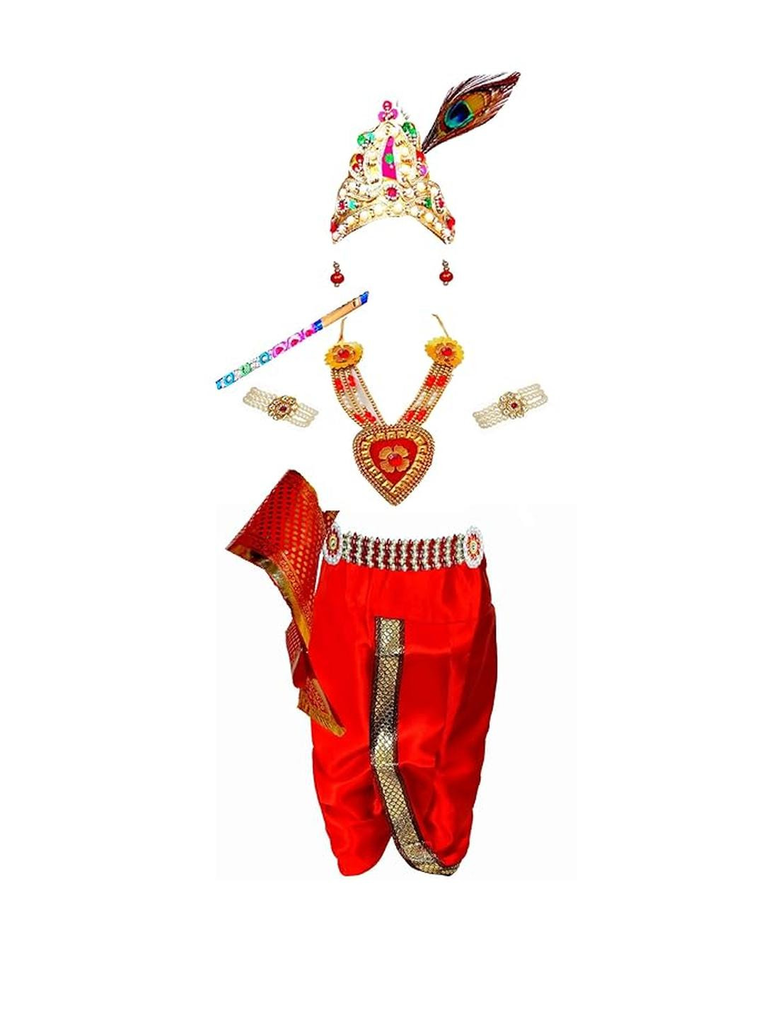 SHRI VALLABH Boys Top with Dhoti Pants