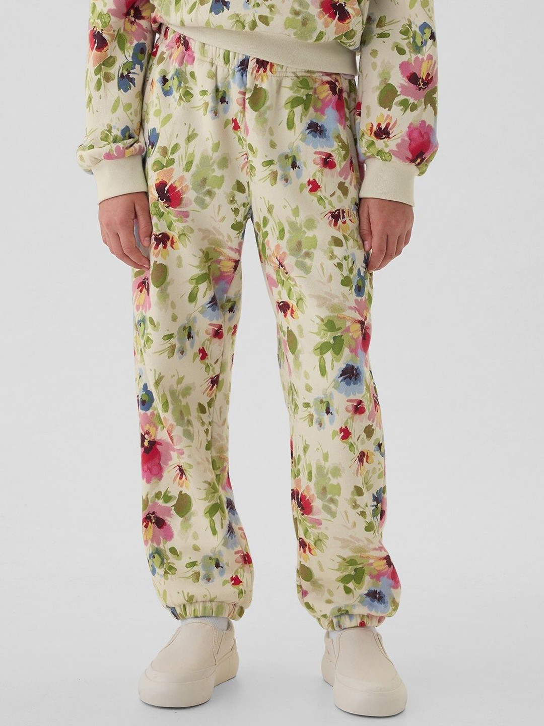 GAP Girls Floral Printed Baggy Fit Joggers