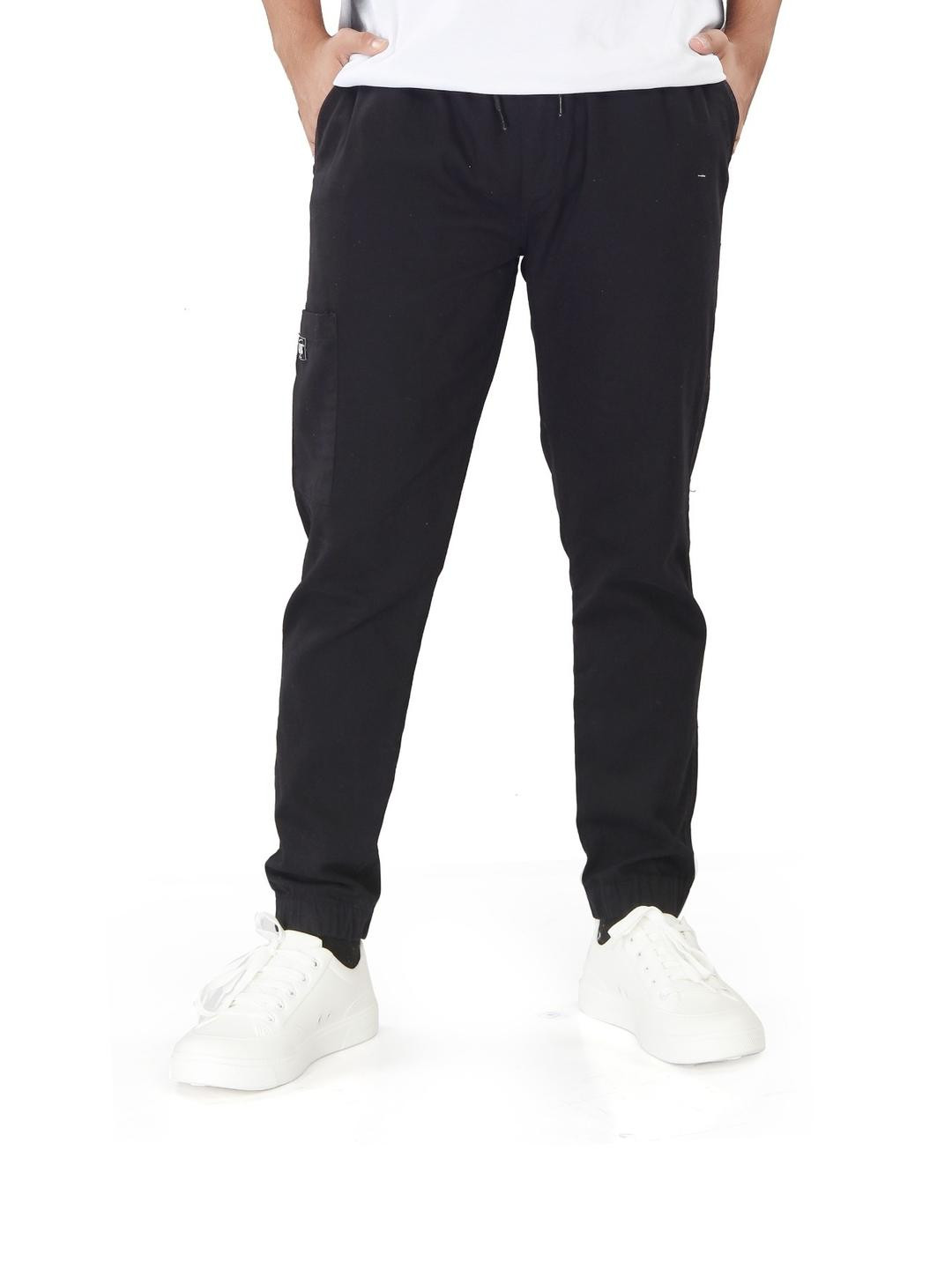 UNOseven Boys Smart Tapered Fit Patch Cargo Joggers