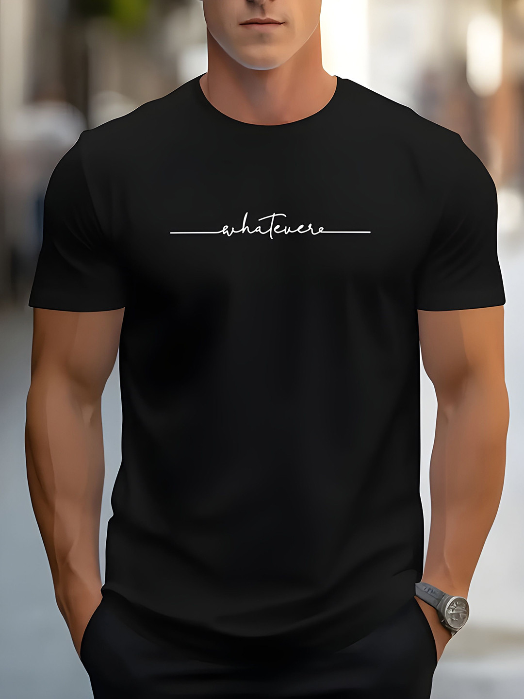 LAUREN ADAMS Typography Printed Pure Cotton T-Shirt