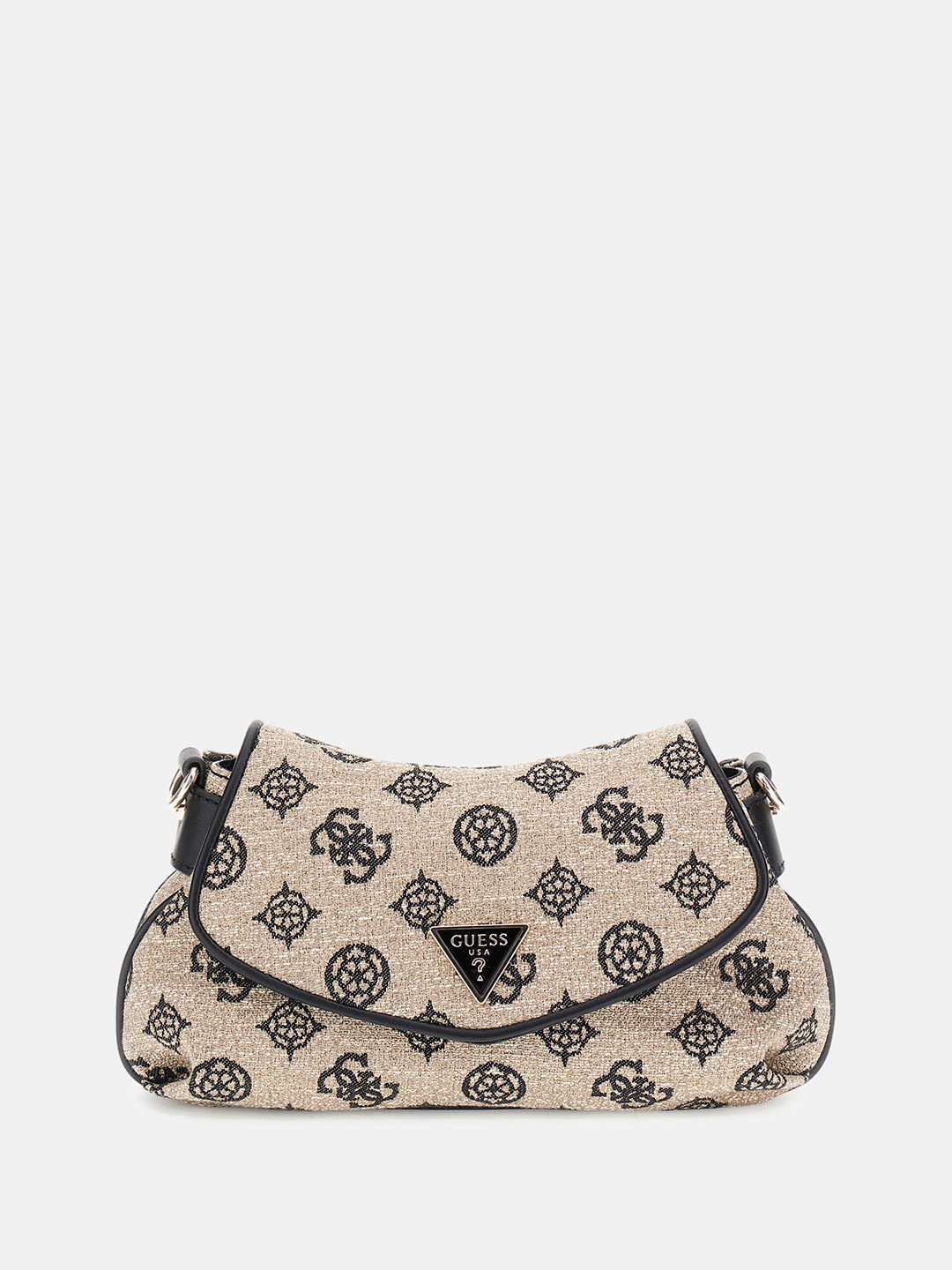 GUESS Women Geometric Miniature Bow Detail Shoulder Bag