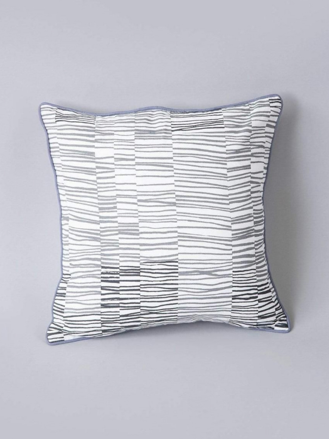 FREEDOM TREE Black Abstract Square Cushion Covers