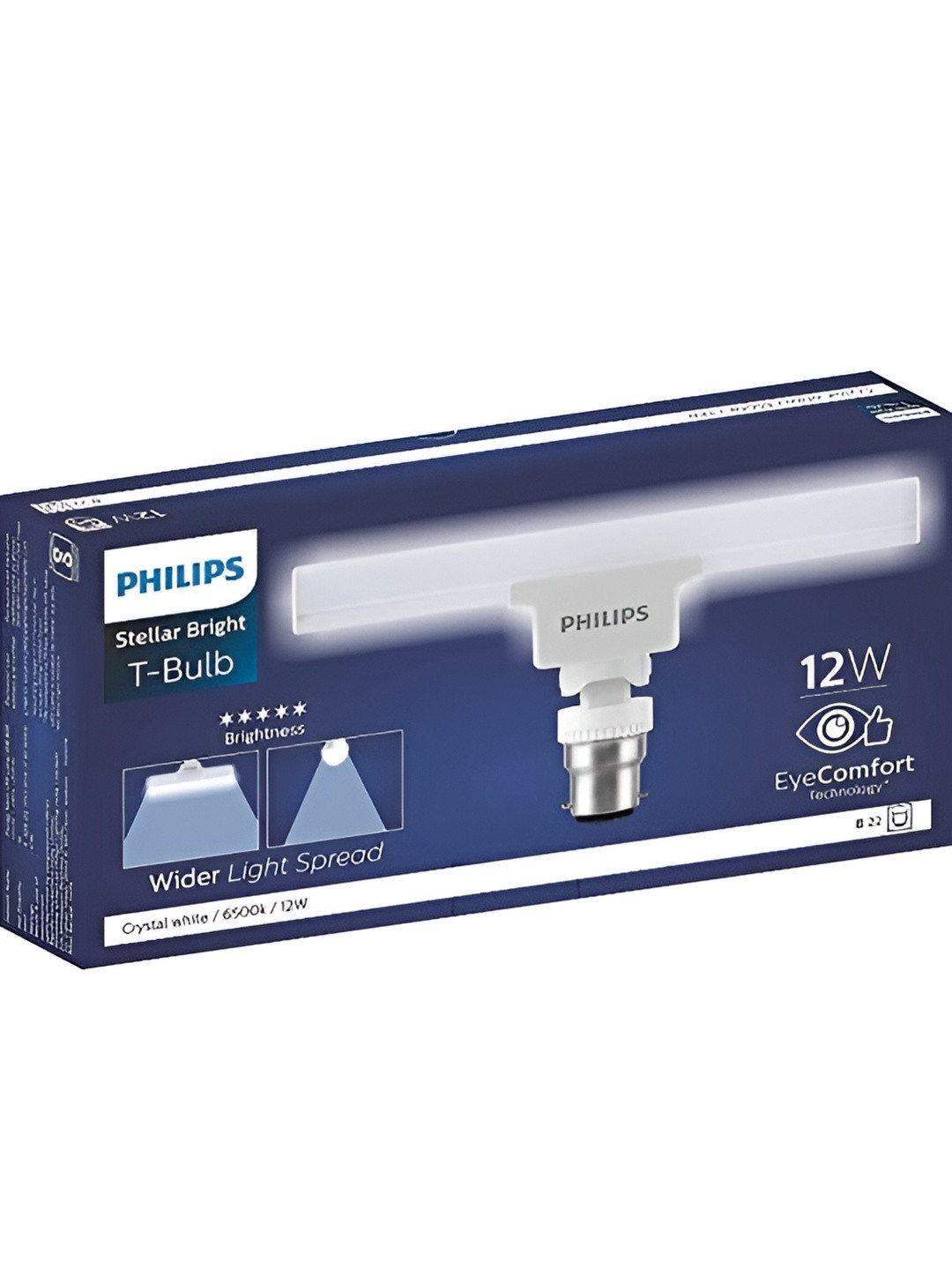 Philips Stellar Bright 12W 6500K T-Bulb - Crystal White