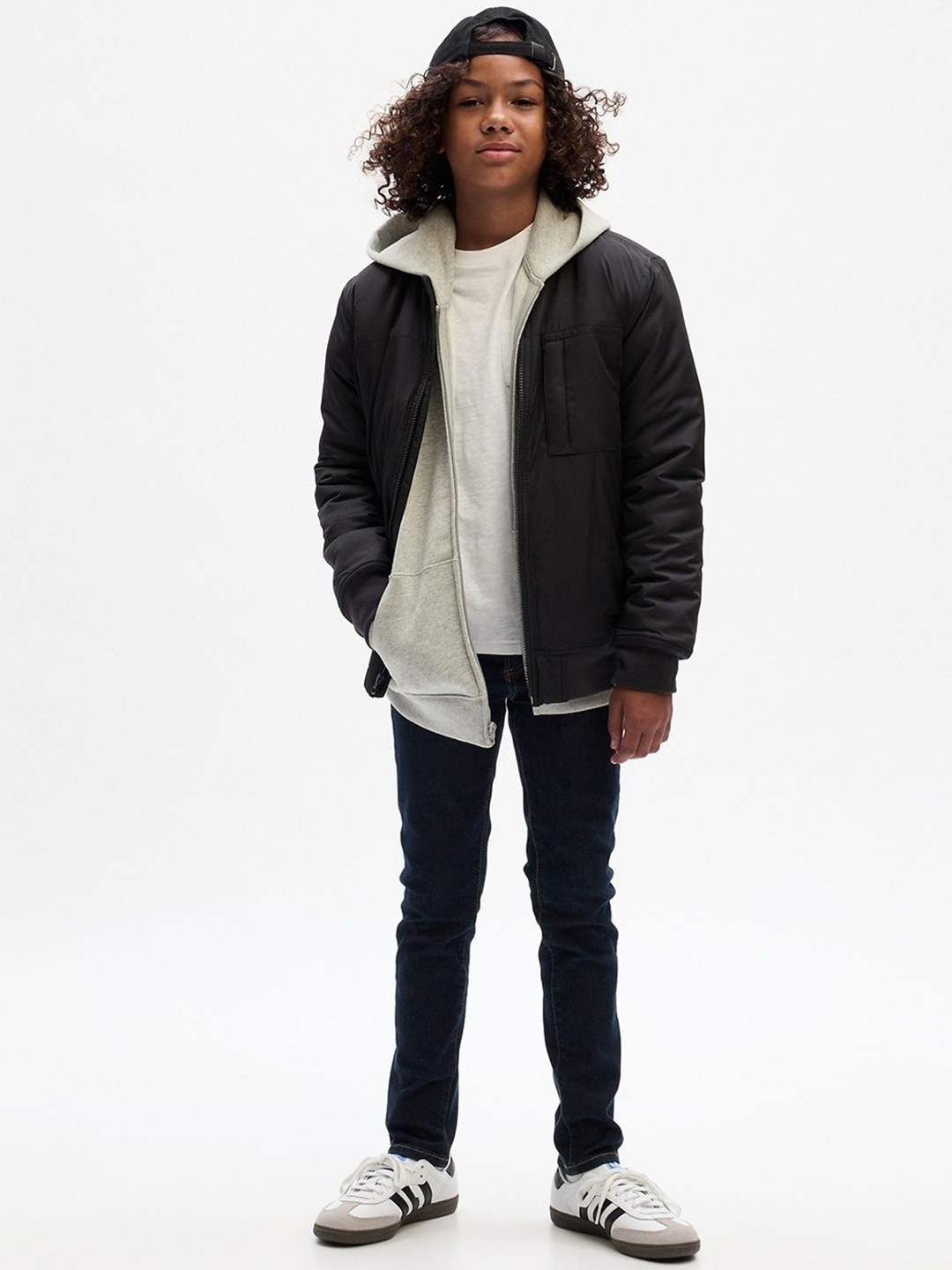 GAP Boys Skinny Fit Mid-Rise Jeans