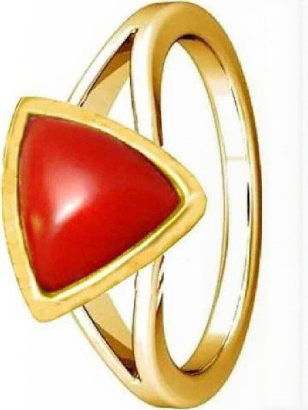 GenZcomplex Adults Unisex Red Copper Finger Ring