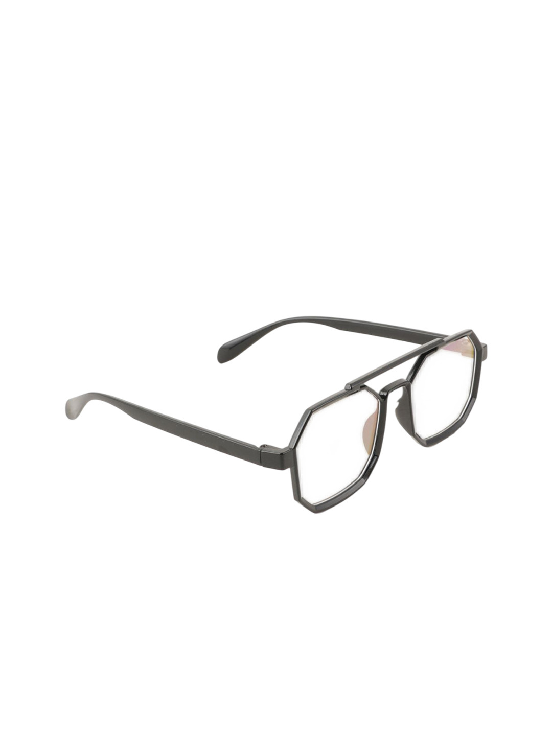 BAYBERRY Unisex Clear Lens & Black Other Sunglasses with