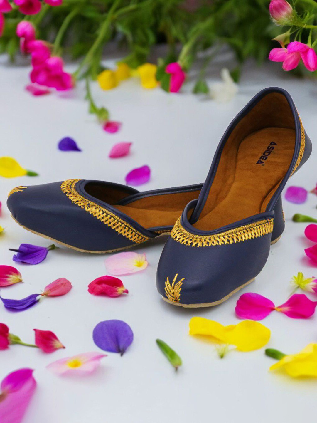 ASIDEA Women Ethnic Mojaris Flats