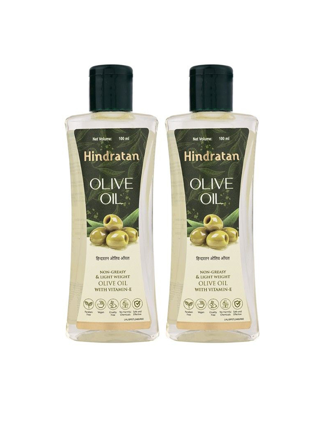 Hindratan Set Of 2 Olive Oil Massage Oil- 100 ml Each