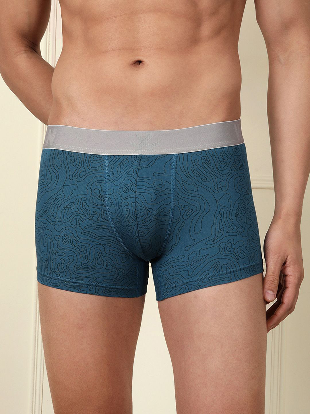 WROGN Printed Mid Rise Antimicrobial Trunk WUTK1105S