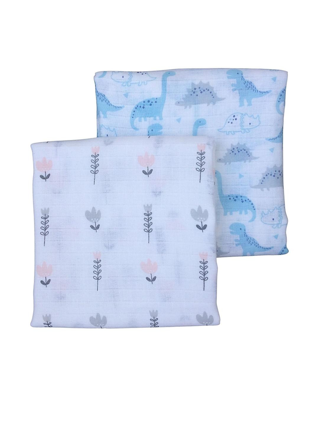 junior drive Make Your Baby Comfortable... Set of 2 Muslin Swaddle Blanket