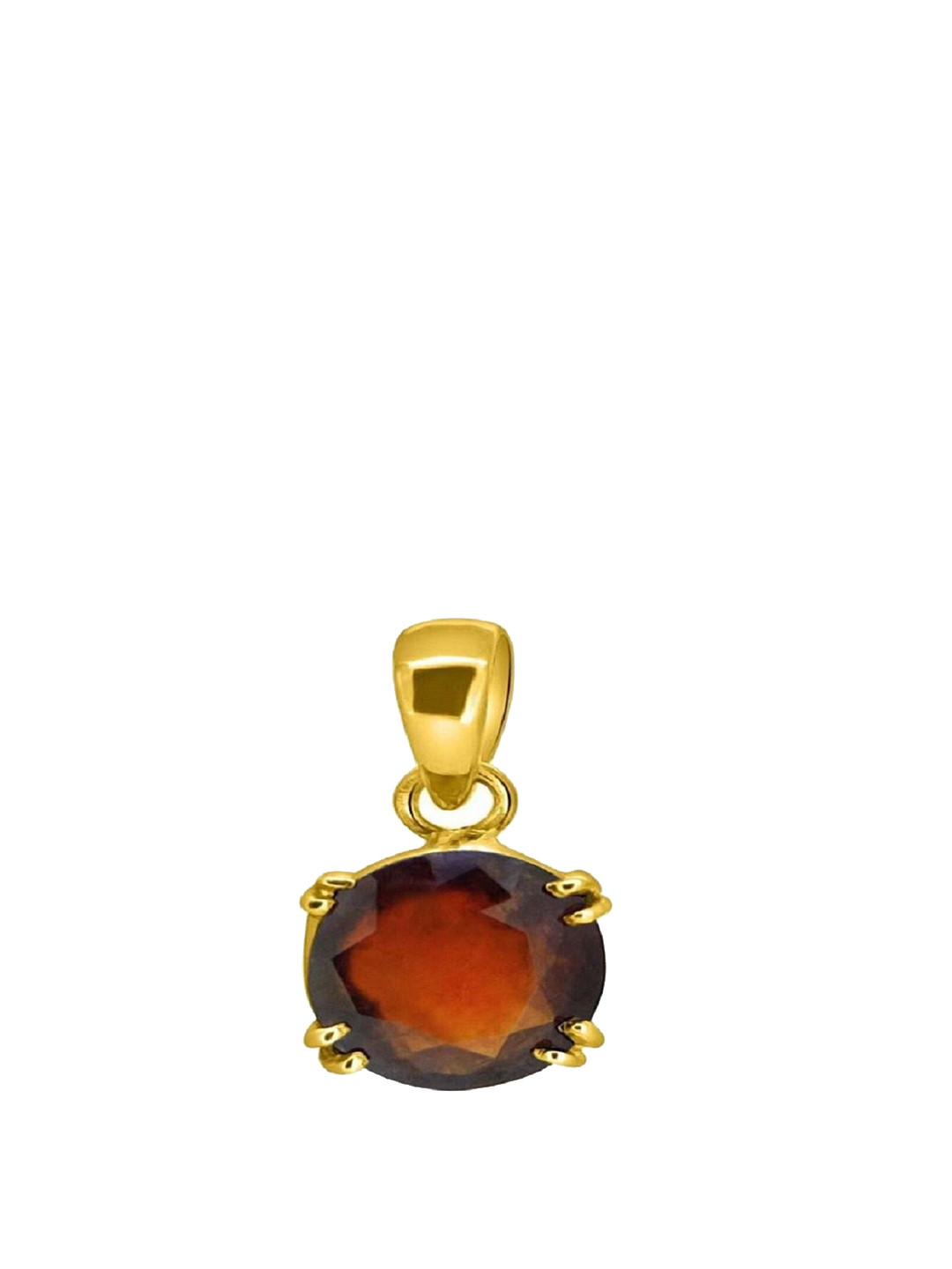 GenZcomplex Gold-Plated Spherical Garnet Pendant