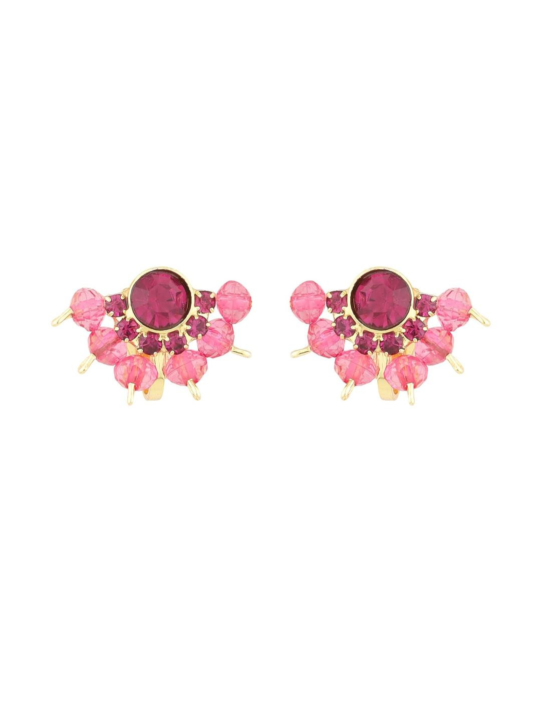 Ear Cuffs without Piercing Timeless and Classic Cuff Earrings for Women (Fusia (Pink))