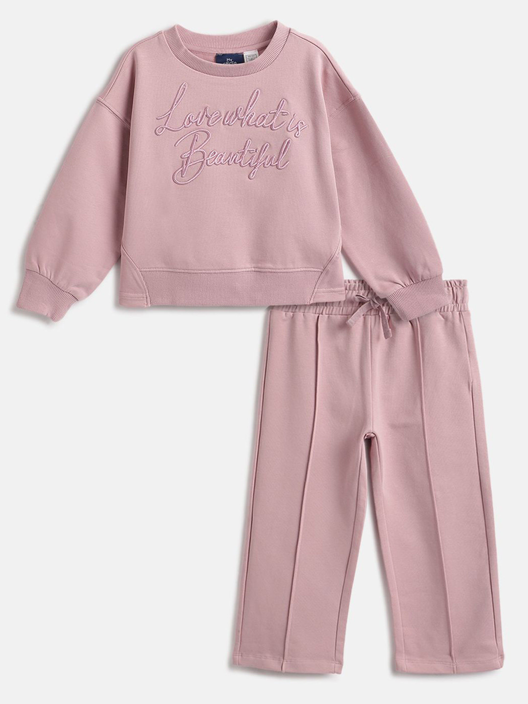 Chicco Girls Printed Sweatshirt With Long Trousers