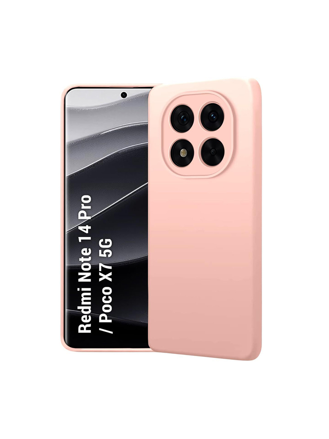 LIRAMARK Redmi Note 14 Pro/Poco X7 5G Silicone Back Case