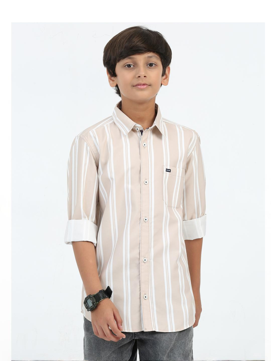 Rocket Science Boys Striped Casual Shirt