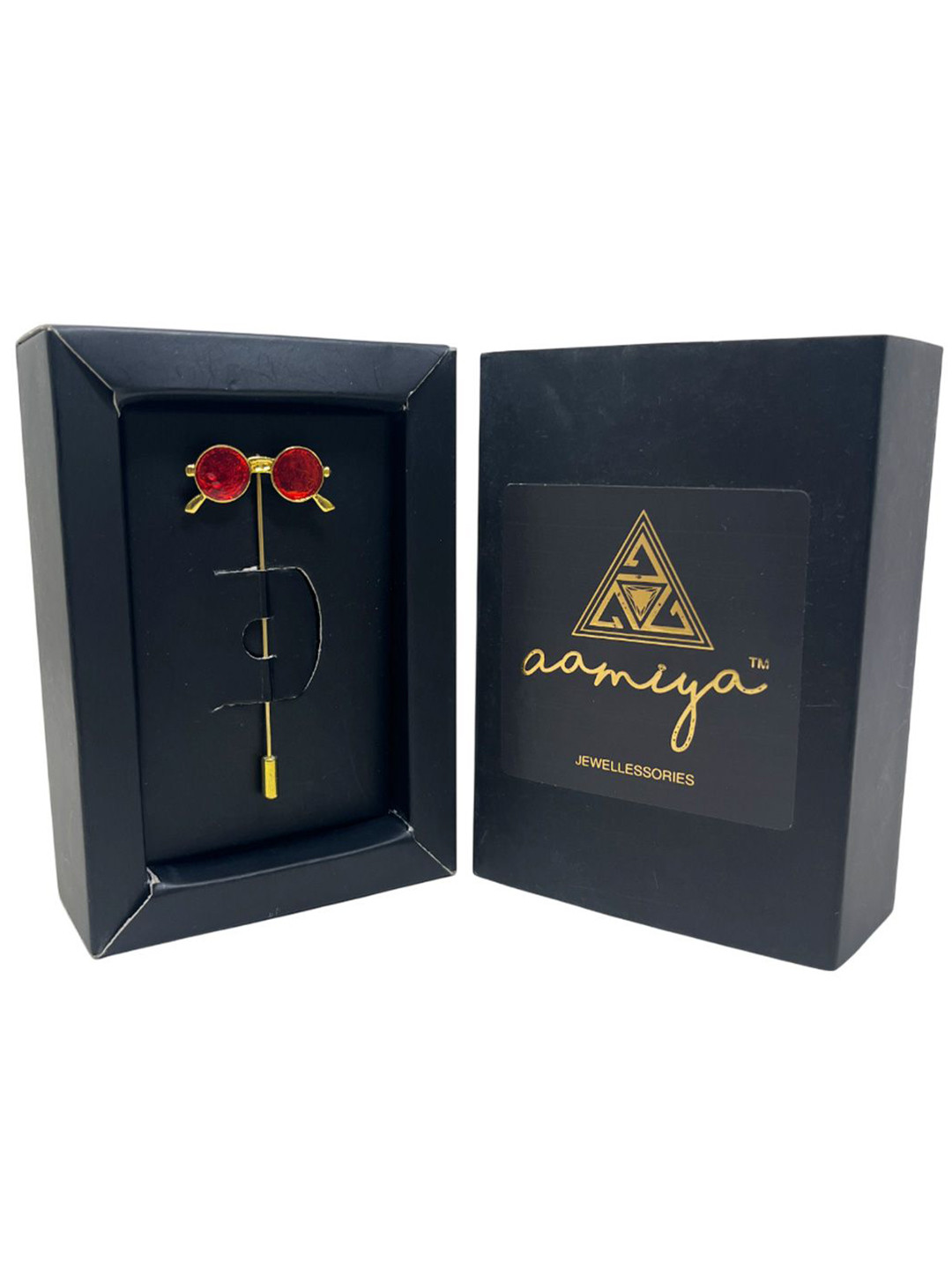 AAMIYA CREATIONS Men Sunglass Design Laple Pin Minimal Brooch