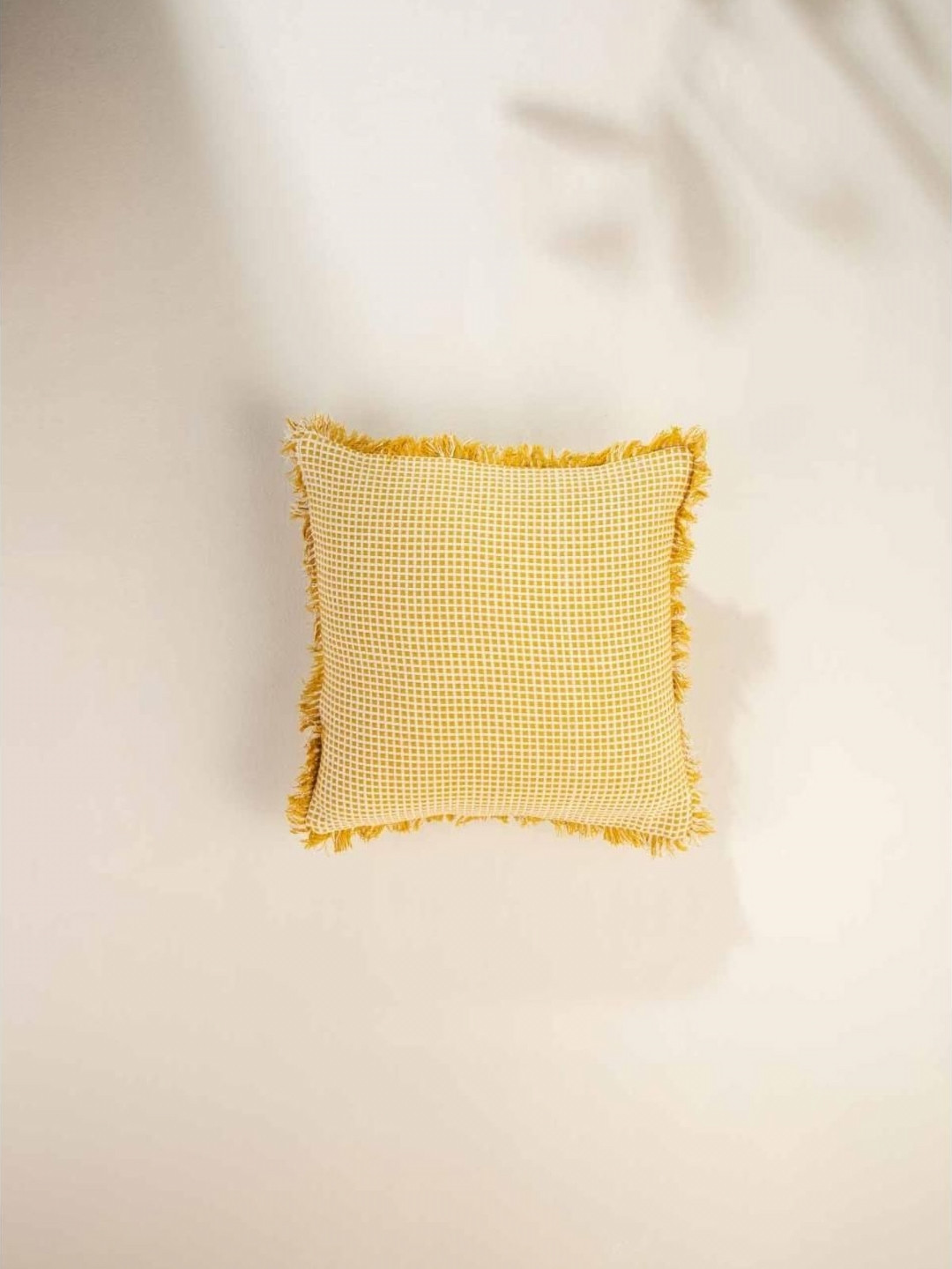 FREEDOM TREE Yellow Geometric Square Cushion Covers