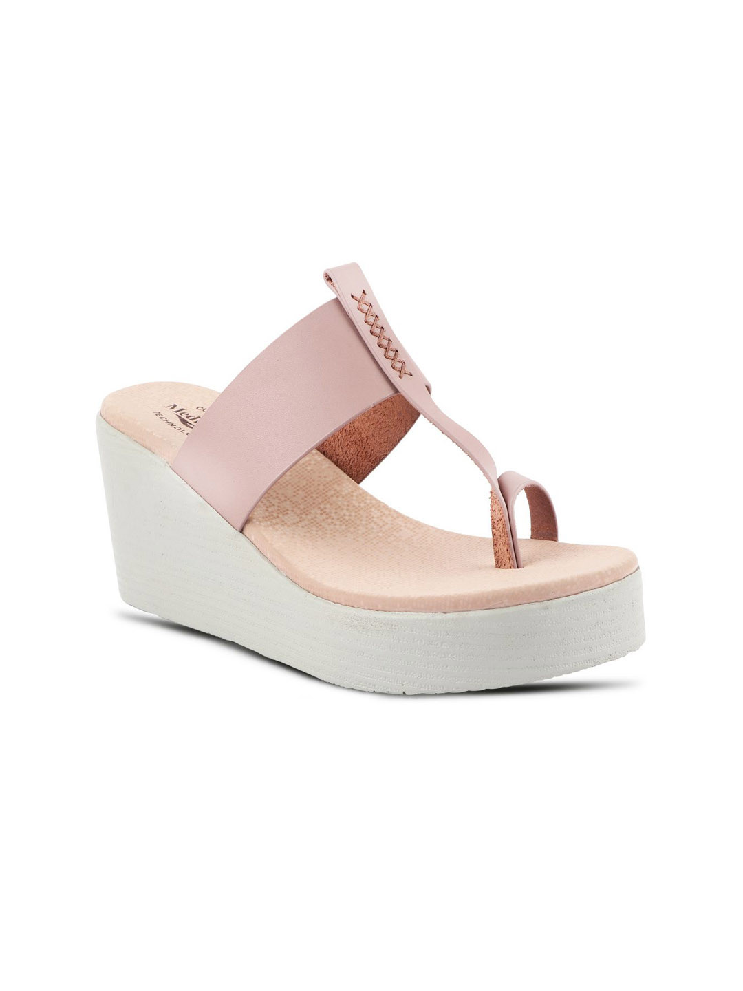 MEDIFEET Women Cushion Toe-Ring Wedge Heel Sandals