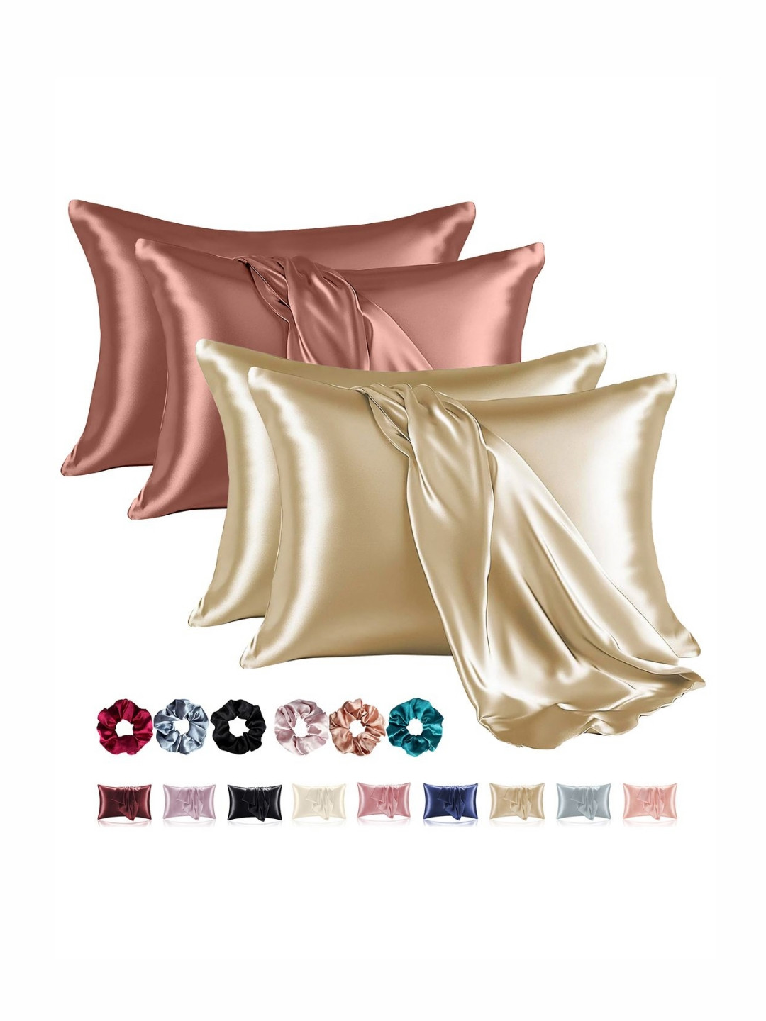 RUBOXA Pack of 4 Rectangle Pillow Covers