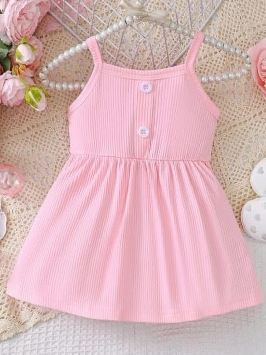 AGNIV Girls Shoulder Straps Fit & Flare Dress