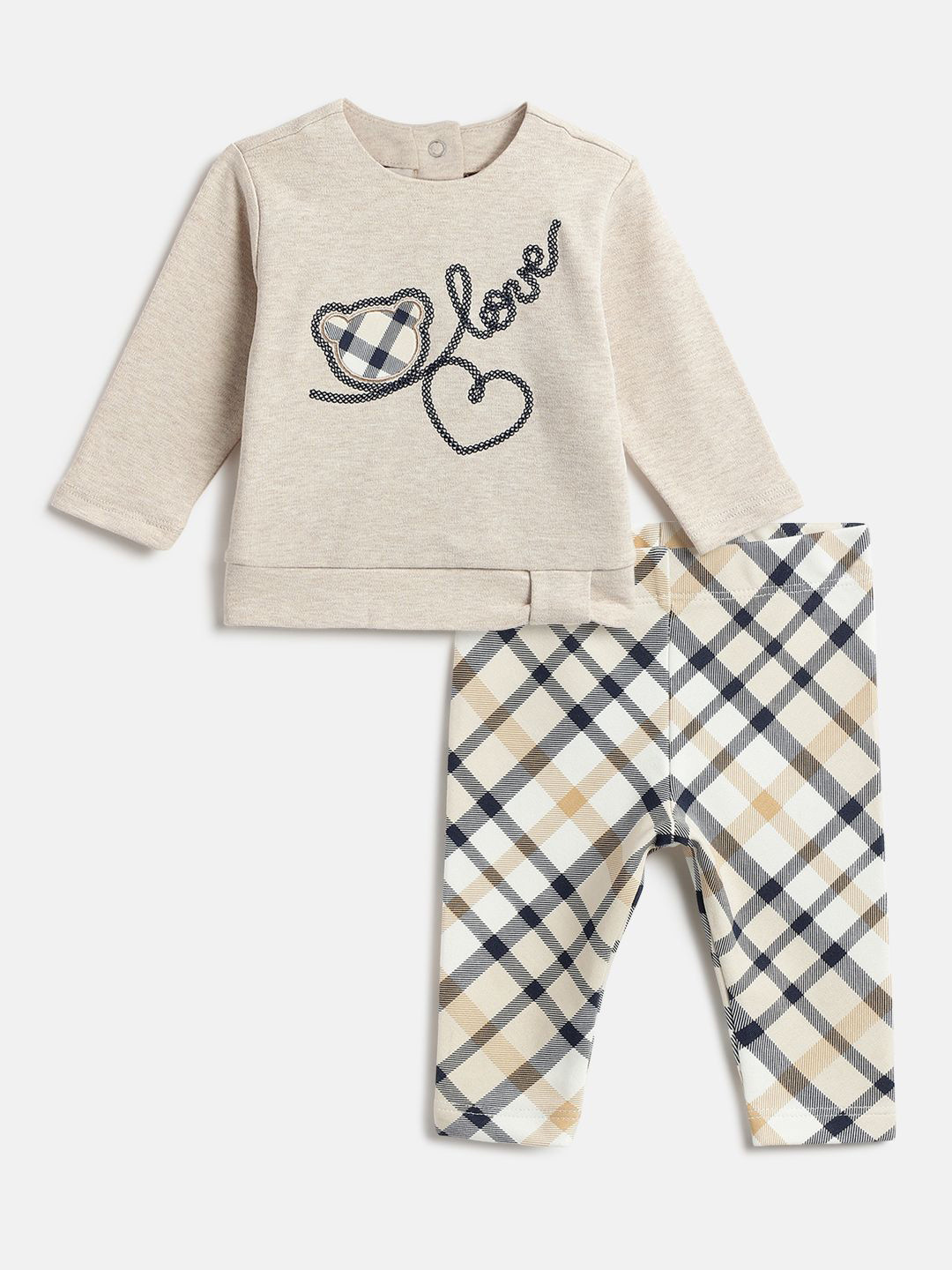 Chicco Girls Embroidered Sweatshirt And Leggings