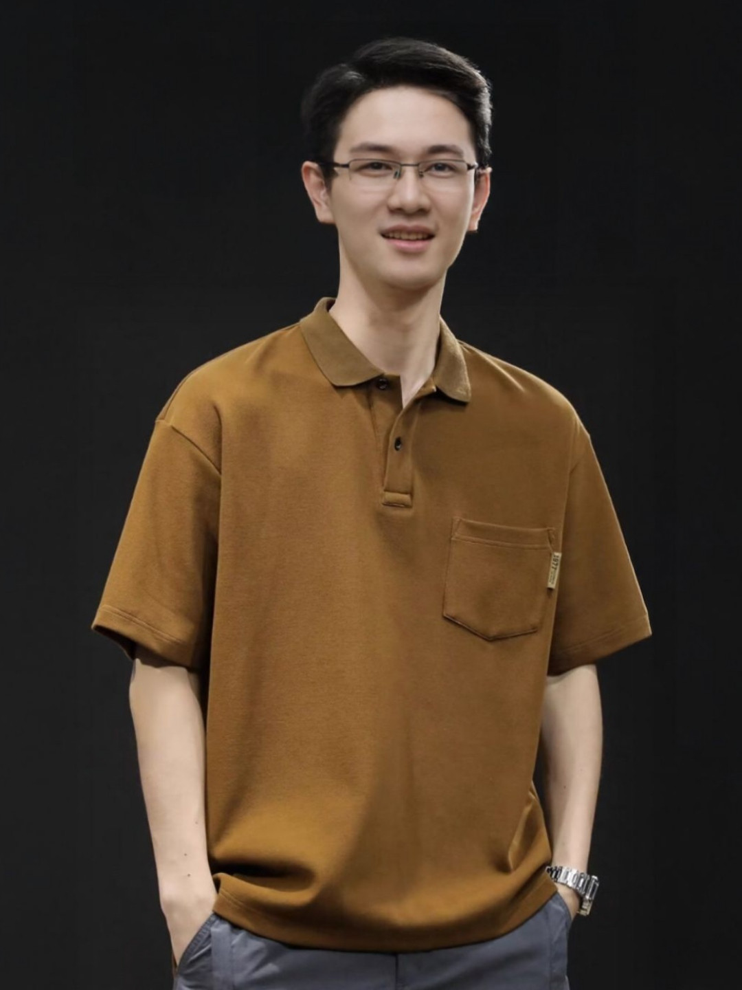 StyleCast Polo Collar Trendy Regular Fit T-shirt