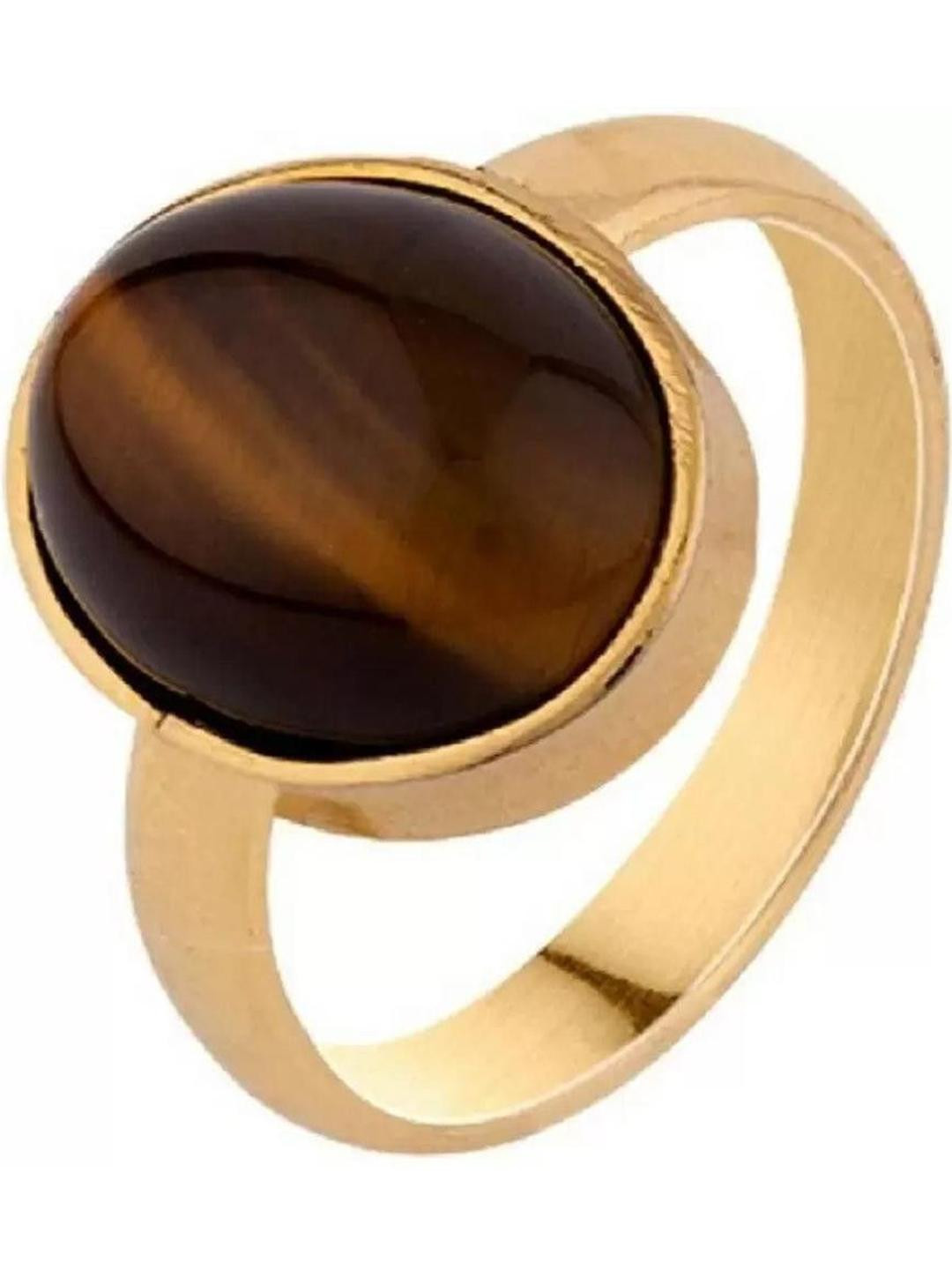 GenZcomplex Gold-Plated Brass Finger Ring