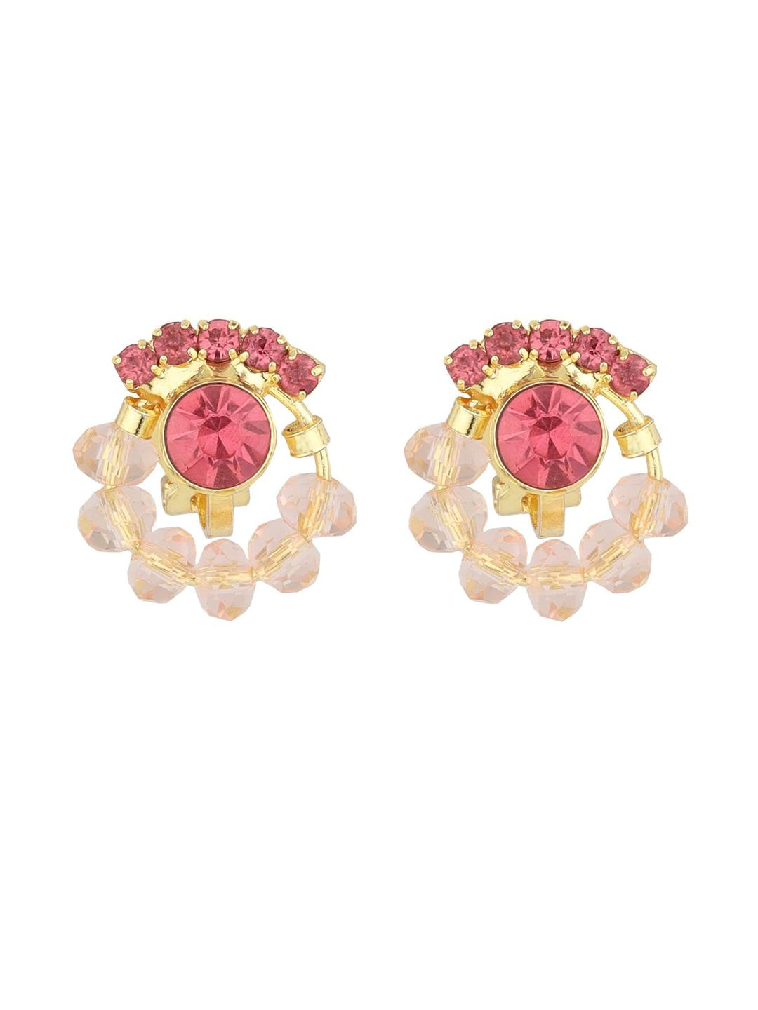 Ear Cuffs without Piercing Timeless and Classic Cuff Earrings for Women (G1048) (Rose (Pink))