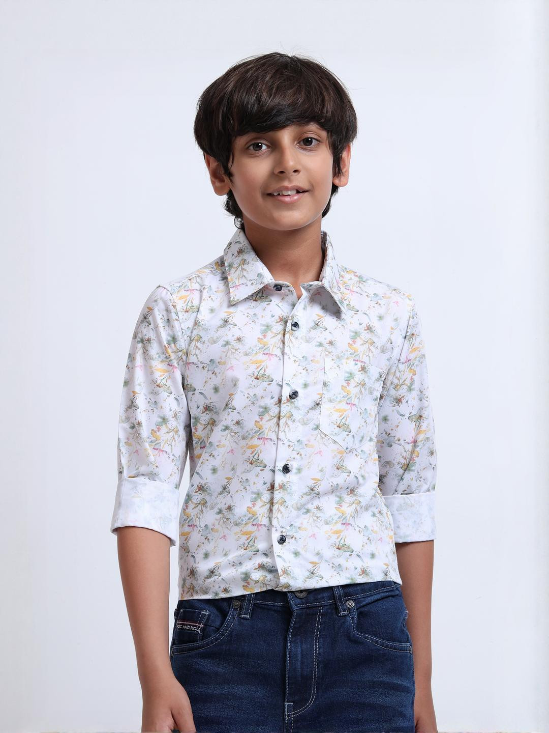 Rocket Science Boys Printed Casual Shirt