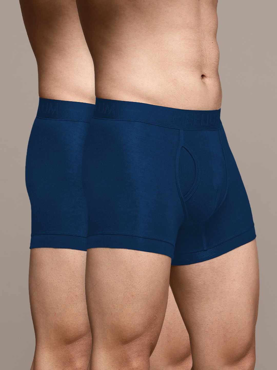 Heelium Pack Of 2 Mid-Rise Trunks DUP-P2-KEYHOLETRK-NB-S