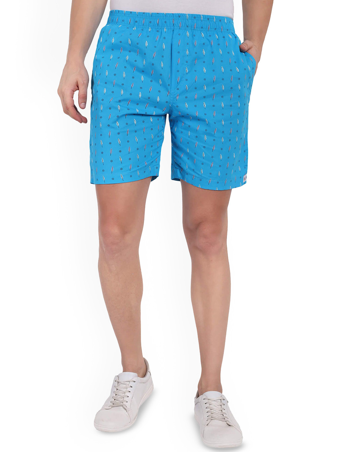 Garment Globe Printed Cotton Boxer SKUGG1001BOXERSKYBLUE S