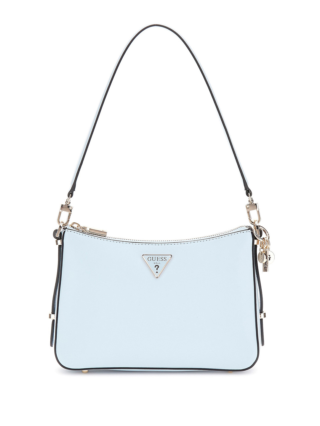 GUESS Tasselled Detachable Sling Strap Shopper PU Shoulder Bag