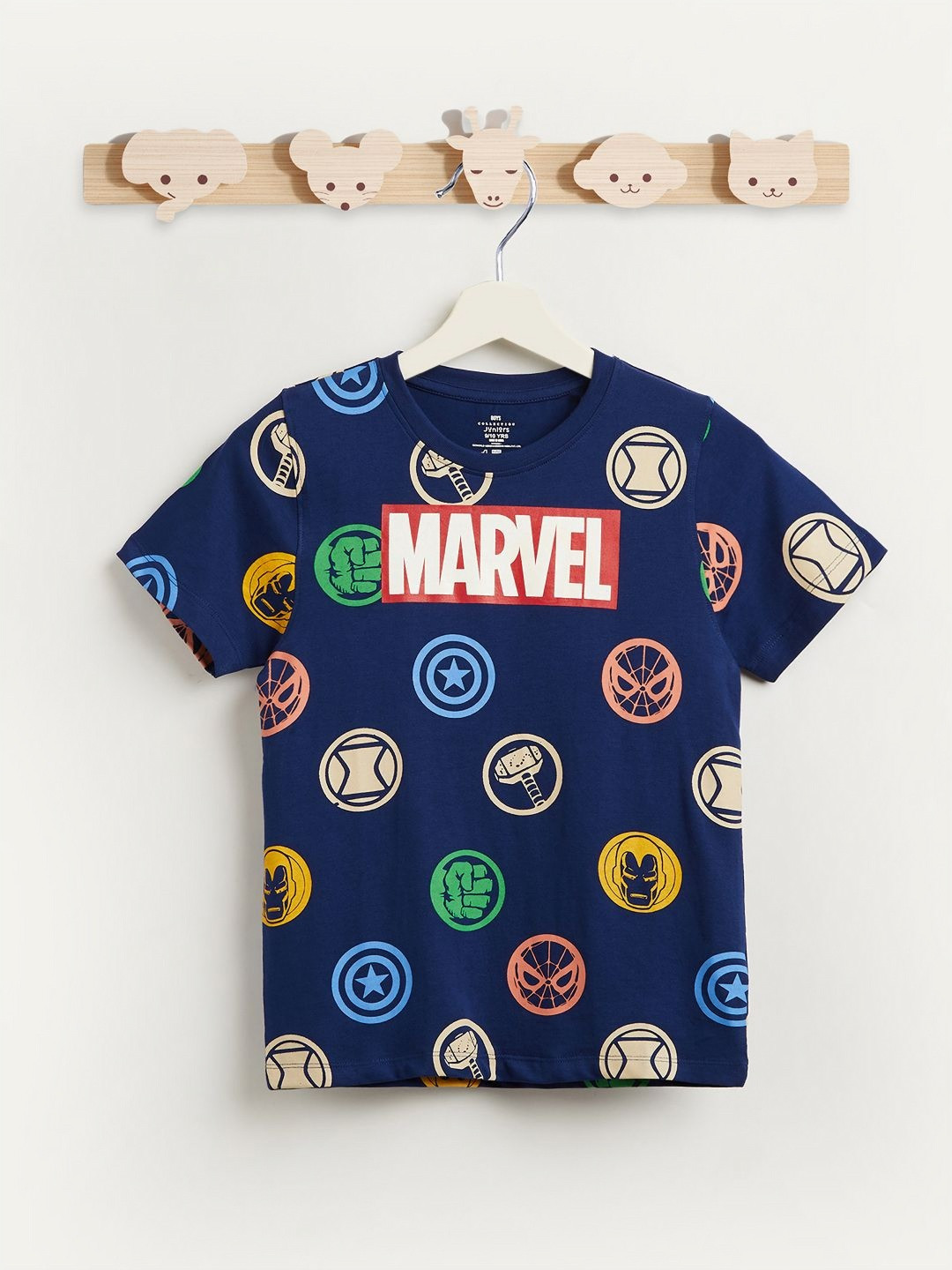 Juniors by Babyshop Boys Superhero Printed Short Sleeves Cotton T-shirt