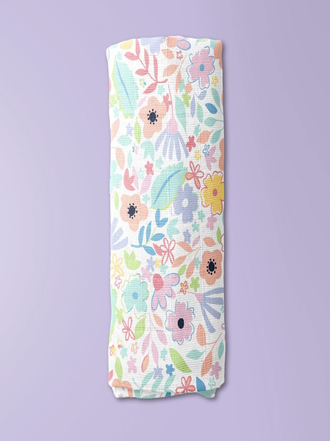 haus & kinder Ditsy Bloom Muslin Swaddle