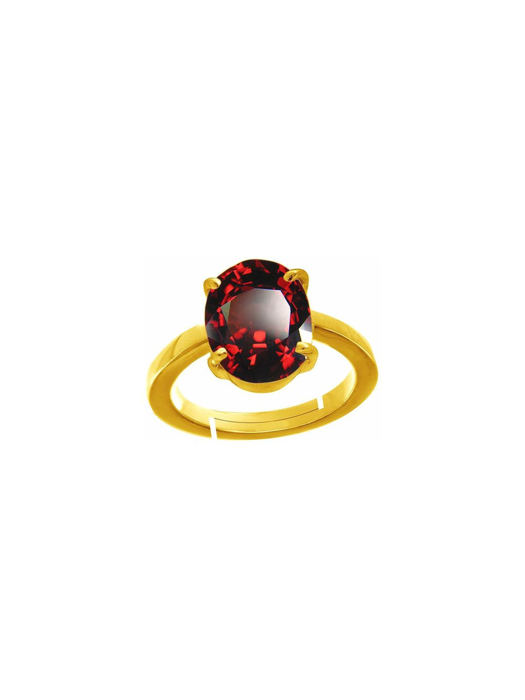 GenZcomplex Garnet Gold Plated Finger Ring