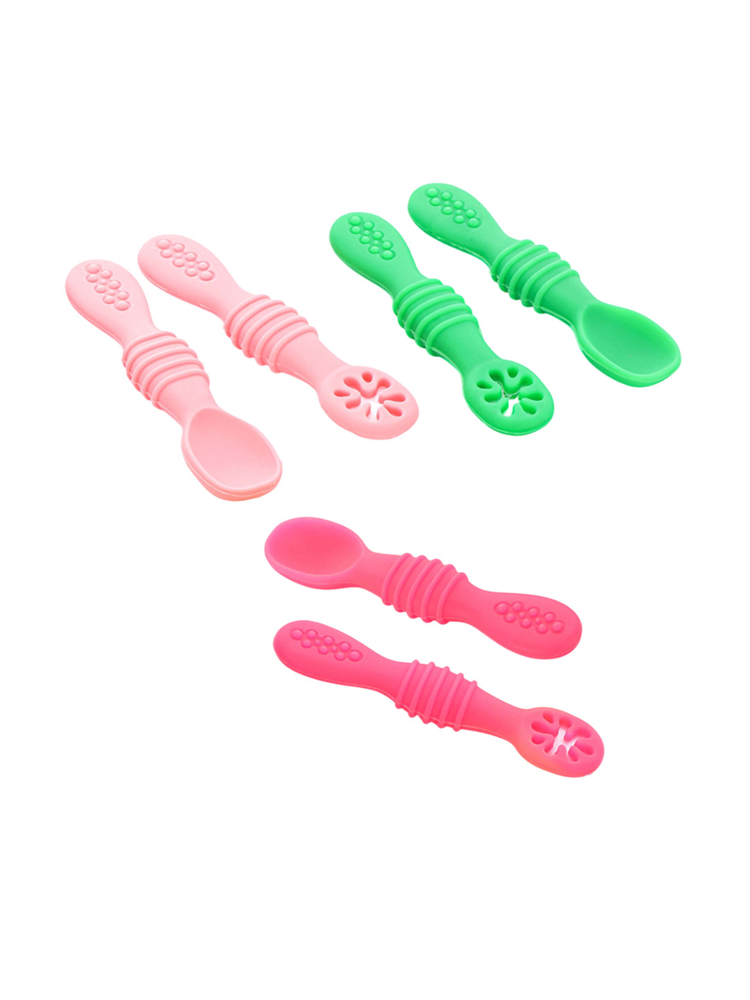 Aditi Toys Pack Of 6 Baby Training Spoons