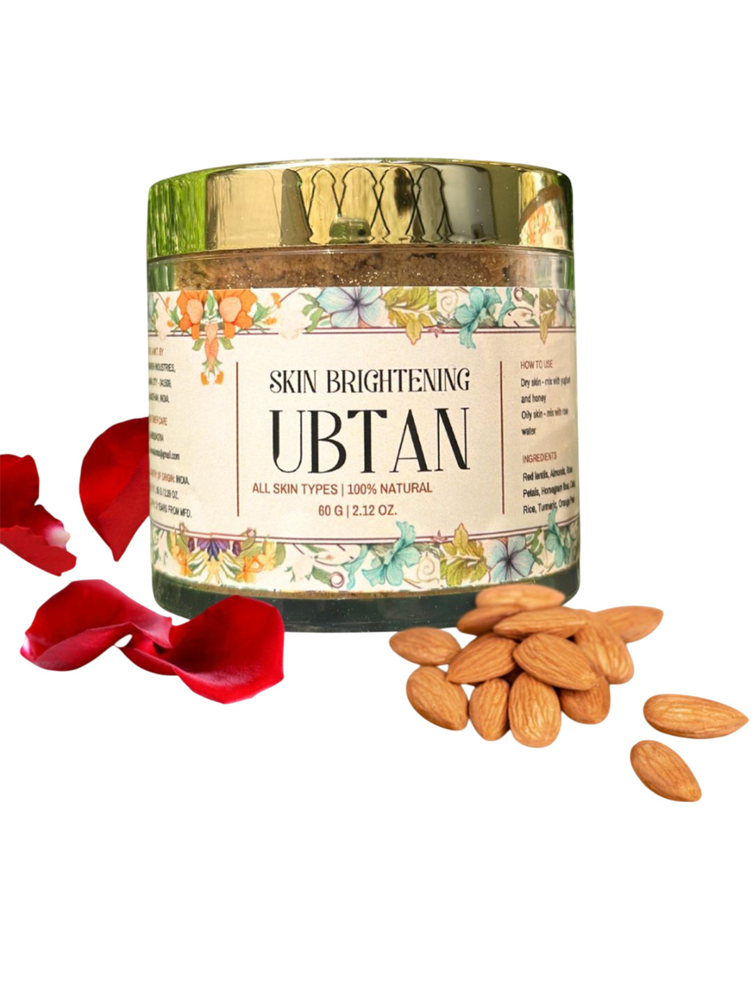 Sarvm Naturals Skin Brightening Ubtan Scrub - 60 g