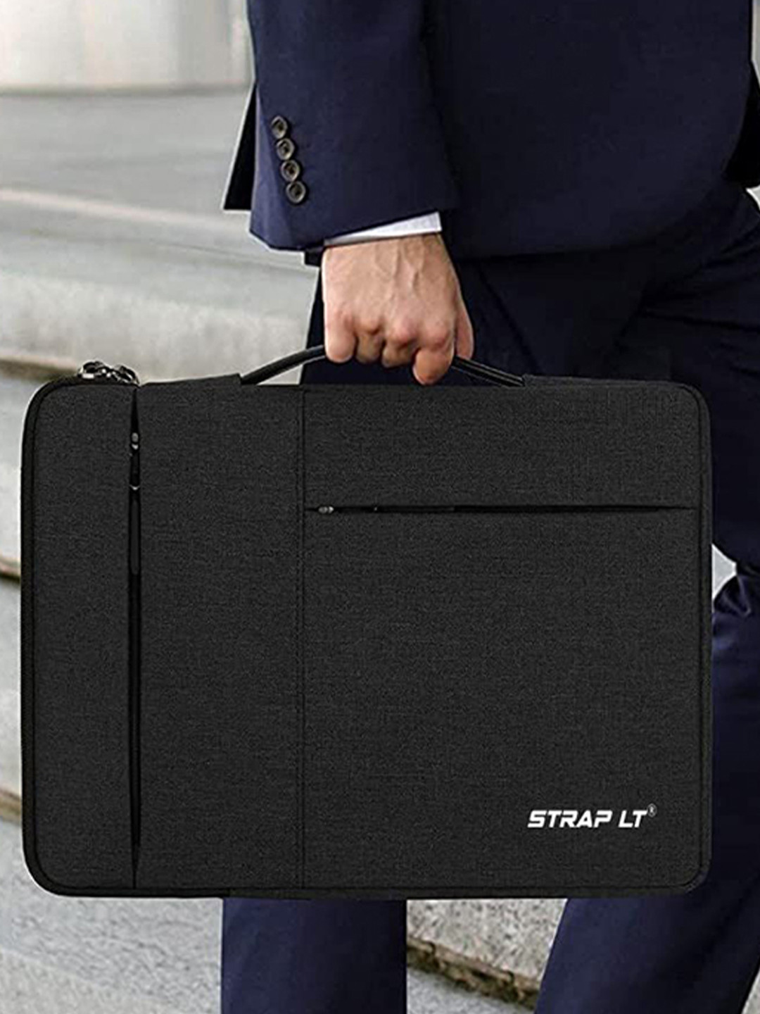 Straplt Women Solid Laptop Bag