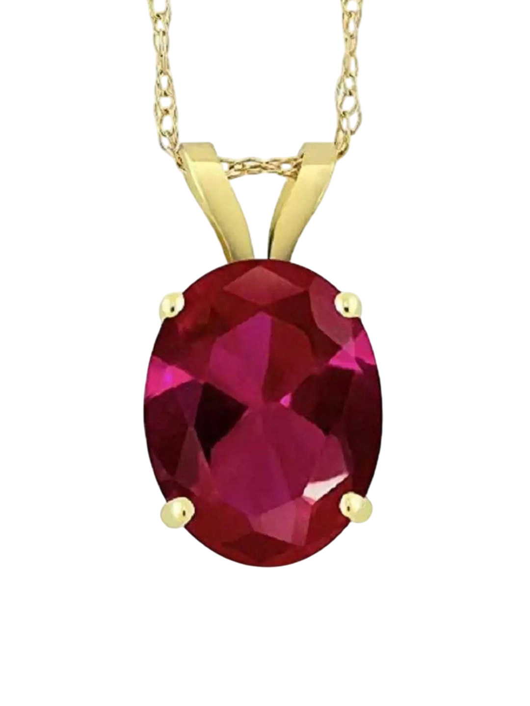 GenZcomplex Ruby Stone Pendant