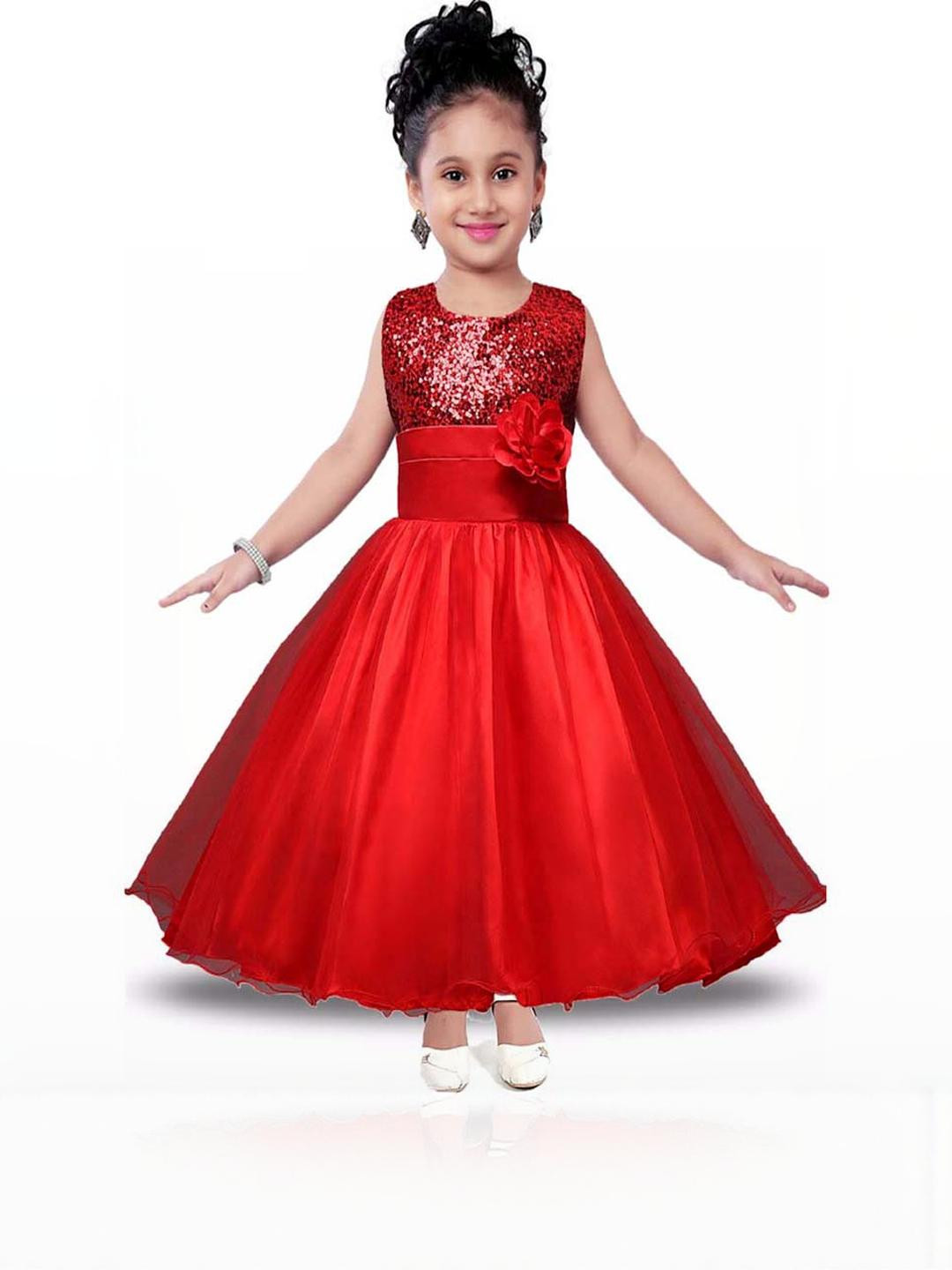 Shahina Fashion Girls Sequin Princess Gown Birthday Dress